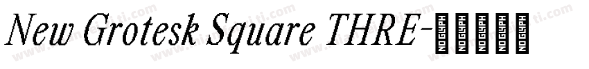 New Grotesk Square THRE字体转换